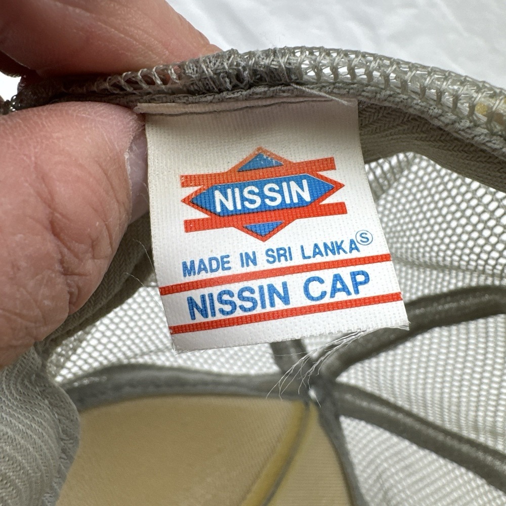 Mt Rushmore Hat Cap Snapback Adult One Size Gray Mesh Funny Vintage Nissin - Picture 10 of 11